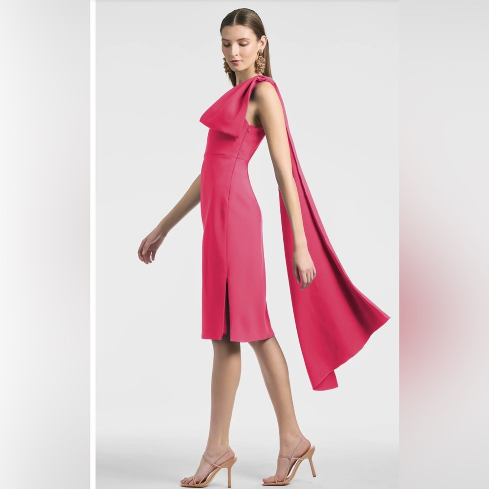 Sachin & Babi
Miranda One-Shoulder Sash Midi-Dress